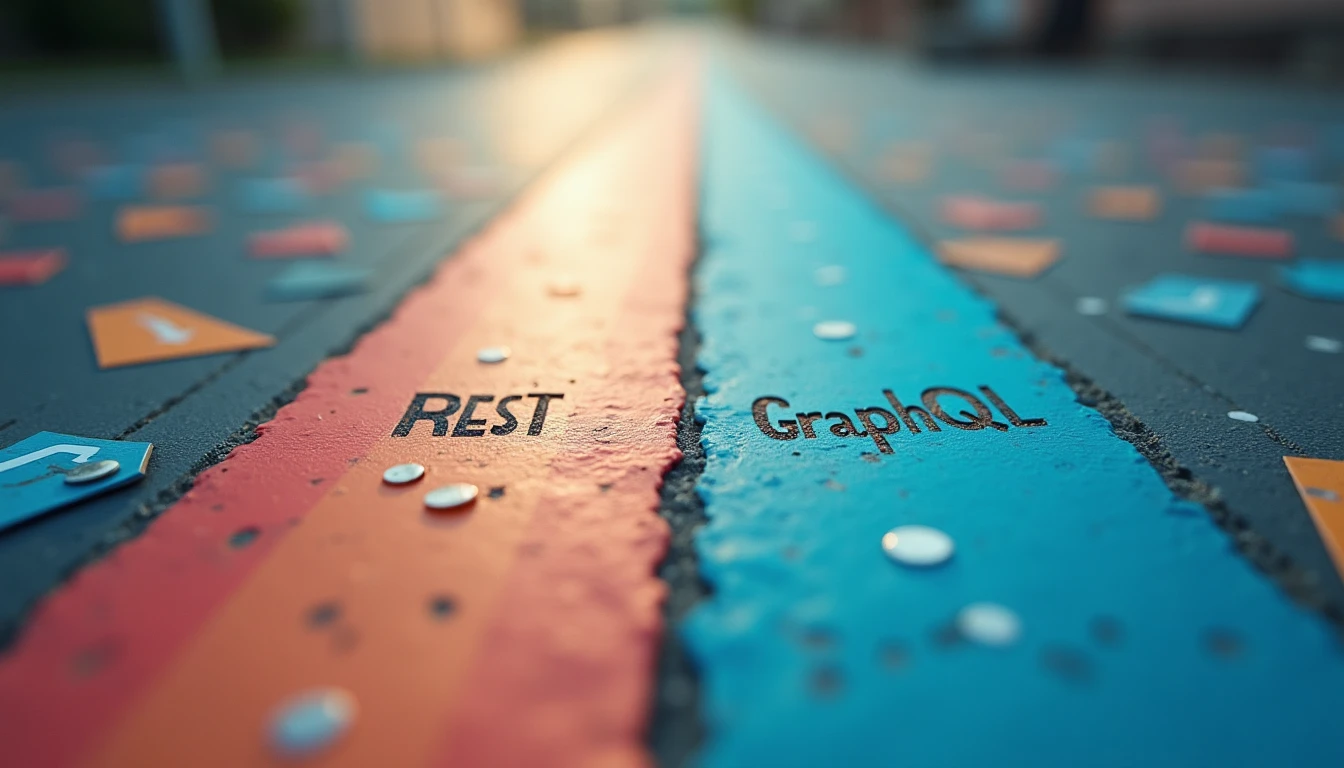 Сцена, изображающая процесс выбора между REST и GraphQL.